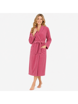 Powder Rose Premium Terry Bathrobe for Men & Women  450 GSM